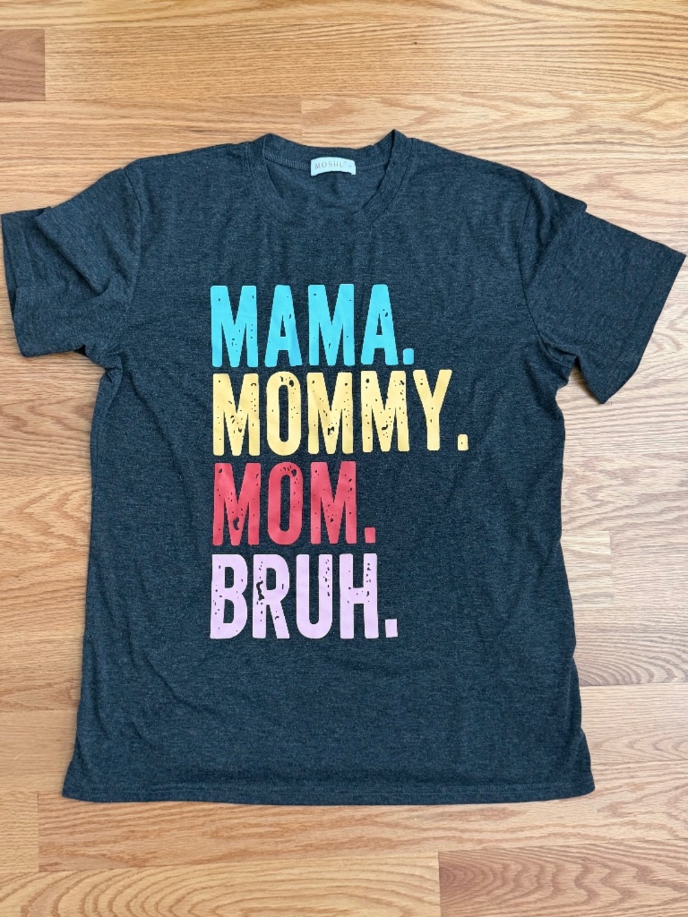 MOSHU Women' Short Sleeve Graphic Tee (L)